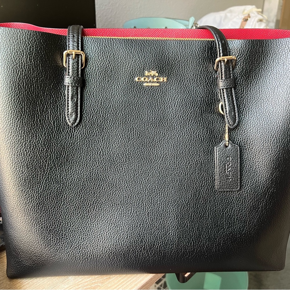 Coach Black Tote
